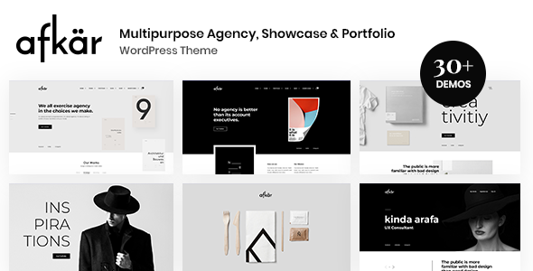 Afkar - Creative Portfolio WordPress Theme Logo